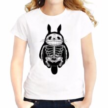 Totoro Cartoon Print Casual T-Shirt Totoro Cartoon Print Casual T-Shirt