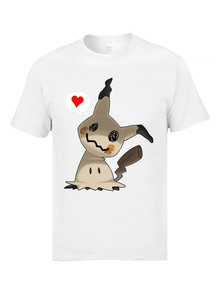 Pokemon Mimikyu Cartoon Print Casual T-Shirt