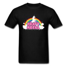 Unicorn Cartoon With Rainbow Design Short Sleeve T-Shirt Unicorn Cartoon With Rainbow Design Short Sleeve T-Shirt