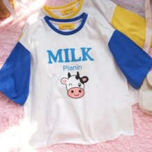 Kawaii Fruits Strawberry/Banana/Milk Printed T-Shirt Kawaii Fruits Strawberry/Banana/Milk Printed T-Shirt