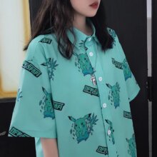 Kawaii Pikachu Print Casual T-Shirt Kawaii Pikachu Print Casual T-Shirt