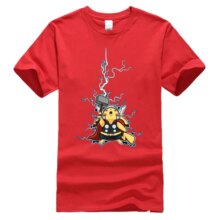 Thor Pikachu Pokemon Superhero Printed T-Shirt Thor Pikachu Pokemon Superhero Printed T-Shirt