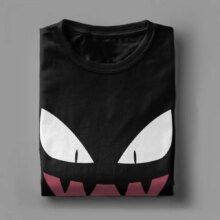Pokemon Haunter Ghost Gengar Printed Short Sleeve T-Shirt Pokemon Haunter Ghost Gengar Printed Short Sleeve T-Shirt