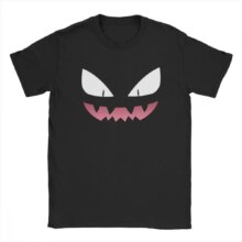 Pokemon Haunter Ghost Gengar Printed Short Sleeve T-Shirt Pokemon Haunter Ghost Gengar Printed Short Sleeve T-Shirt