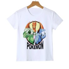 Pikachu Pokemon Cartoon Style Casual T-Shirt Pikachu Pokemon Cartoon Style Casual T-Shirt