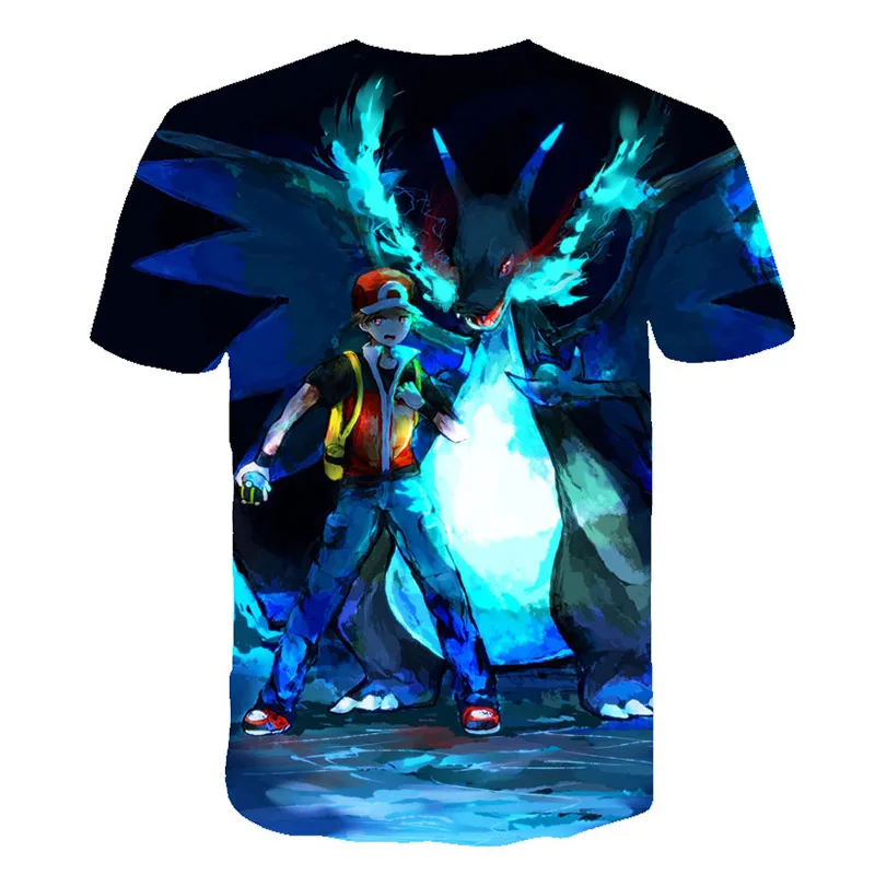 Anime Pikachu Pokemon 3D Printed T-Shirt Anime Pikachu Pokemon 3D Printed T-Shirt