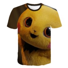 Anime Pikachu Pokemon 3D Printed T-Shirt Anime Pikachu Pokemon 3D Printed T-Shirt