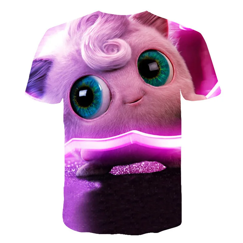 Anime Pikachu Pokemon 3D Printed T-Shirt Anime Pikachu Pokemon 3D Printed T-Shirt