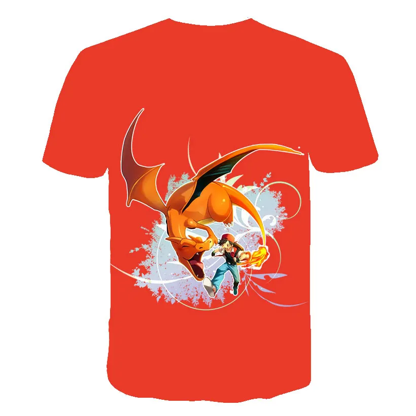 Pokemon Pikachu 3D Print Short Sleeve Casual T-Shirt Pokemon Pikachu 3D Print Short Sleeve Casual T-Shirt