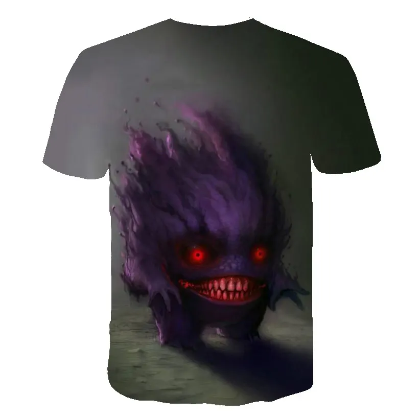 Pokemon Pikachu 3D Print Short Sleeve Casual T-Shirt Pokemon Pikachu 3D Print Short Sleeve Casual T-Shirt