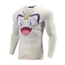 Pikachu/Meowth Pokemon Long Sleeve T-Shirt Pikachu/Meowth Pokemon Long Sleeve T-Shirt