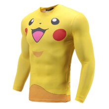 Pikachu/Meowth Pokemon Long Sleeve T-Shirt Pikachu/Meowth Pokemon Long Sleeve T-Shirt