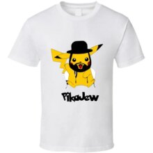 Pikachu Jewish Pokemon Printed Short Sleeve T-Shirt Pikachu Jewish Pokemon Printed Short Sleeve T-Shirt