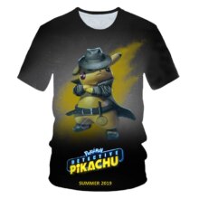 3D Cartoon Print Pokemon Pikachu Casual T-Shirt 3D Cartoon Print Pokemon Pikachu Casual T-Shirt