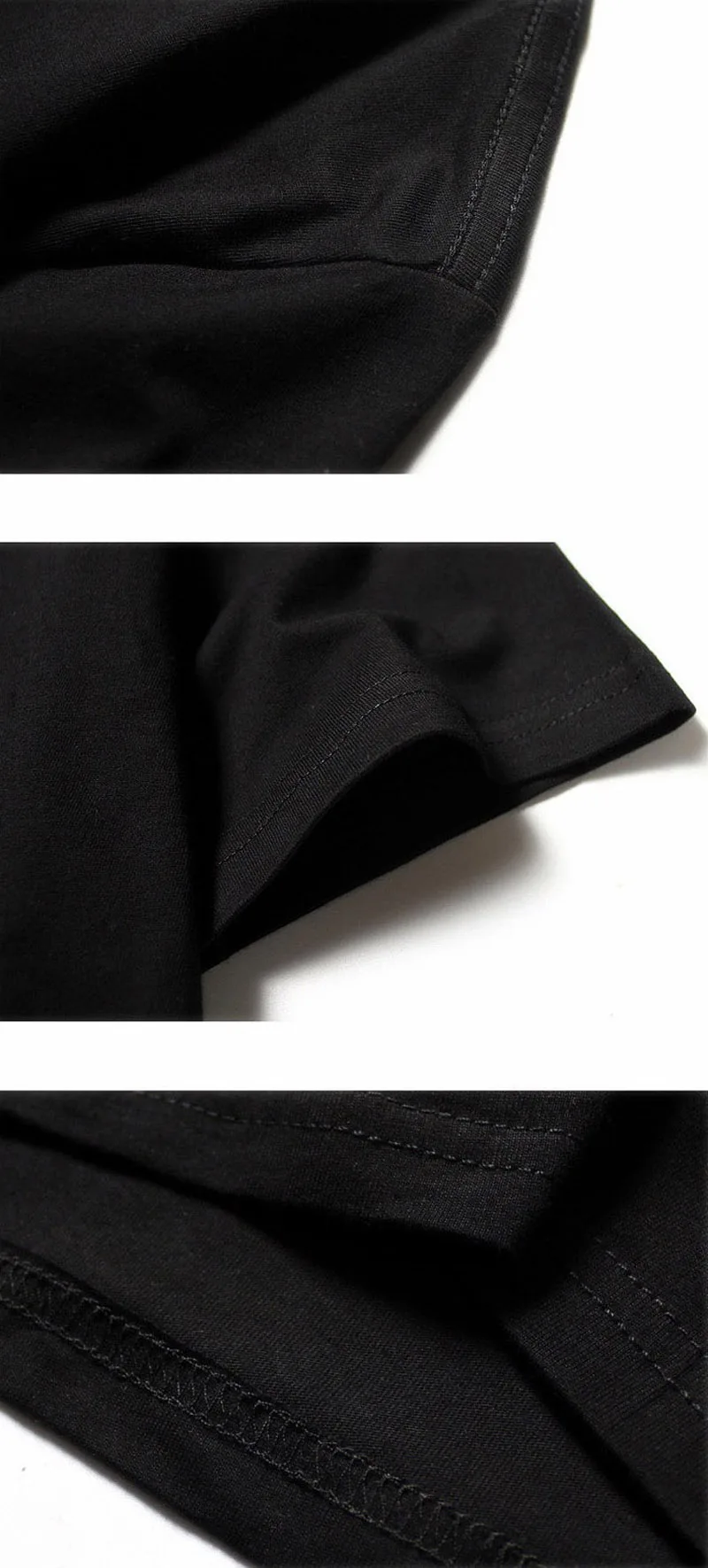 Black Anime Harajuku Pikachu Design T-Shirt