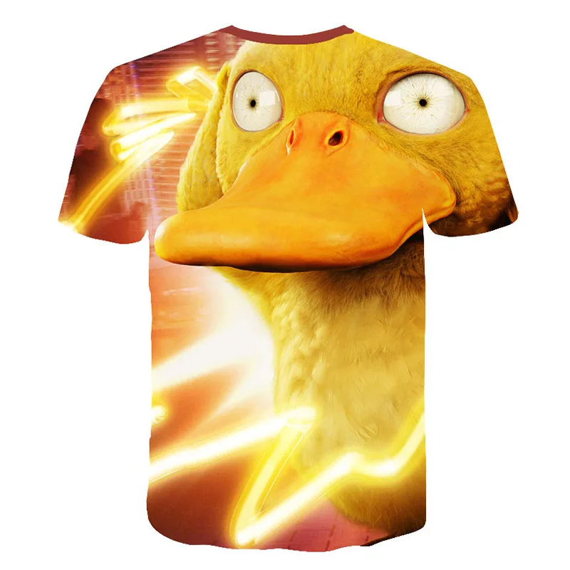 Pokemon Pikachu Detective Style 3D Printed T-Shirt Pokemon Pikachu Detective Style 3D Printed T-Shirt