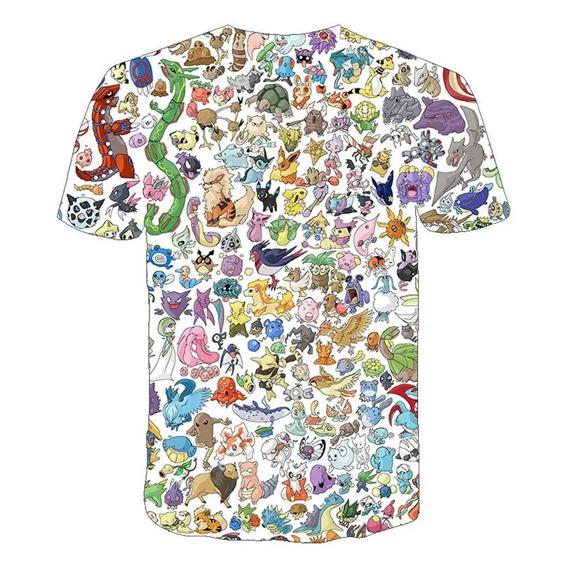 Pokemon Pikachu Detective Style 3D Printed T-Shirt Pokemon Pikachu Detective Style 3D Printed T-Shirt
