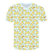Pokemon Pikachu Detective Style 3D Printed T-Shirt Pokemon Pikachu Detective Style 3D Printed T-Shirt