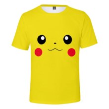 3D Detective Pikachu Short Sleeve T-Shirt 3D Detective Pikachu Short Sleeve T-Shirt