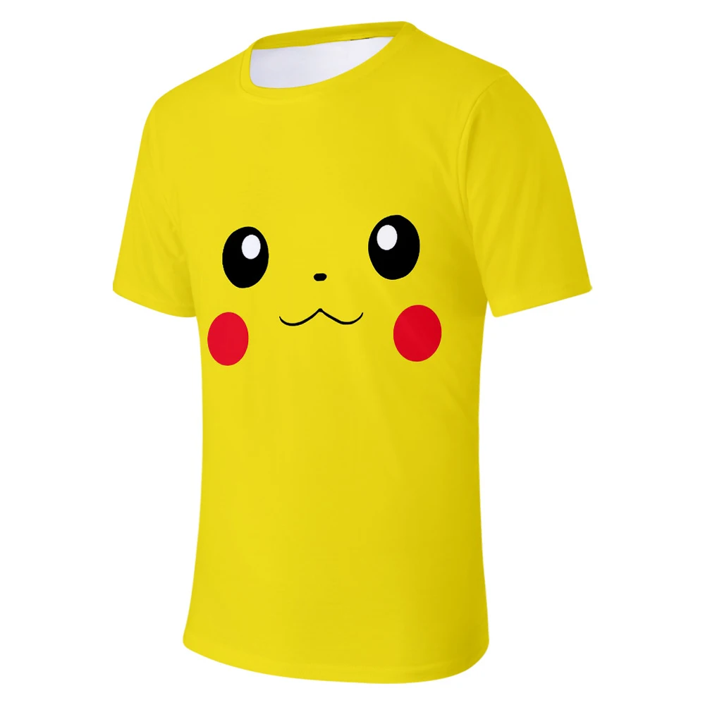 3D Detective Pikachu Short Sleeve T-Shirt