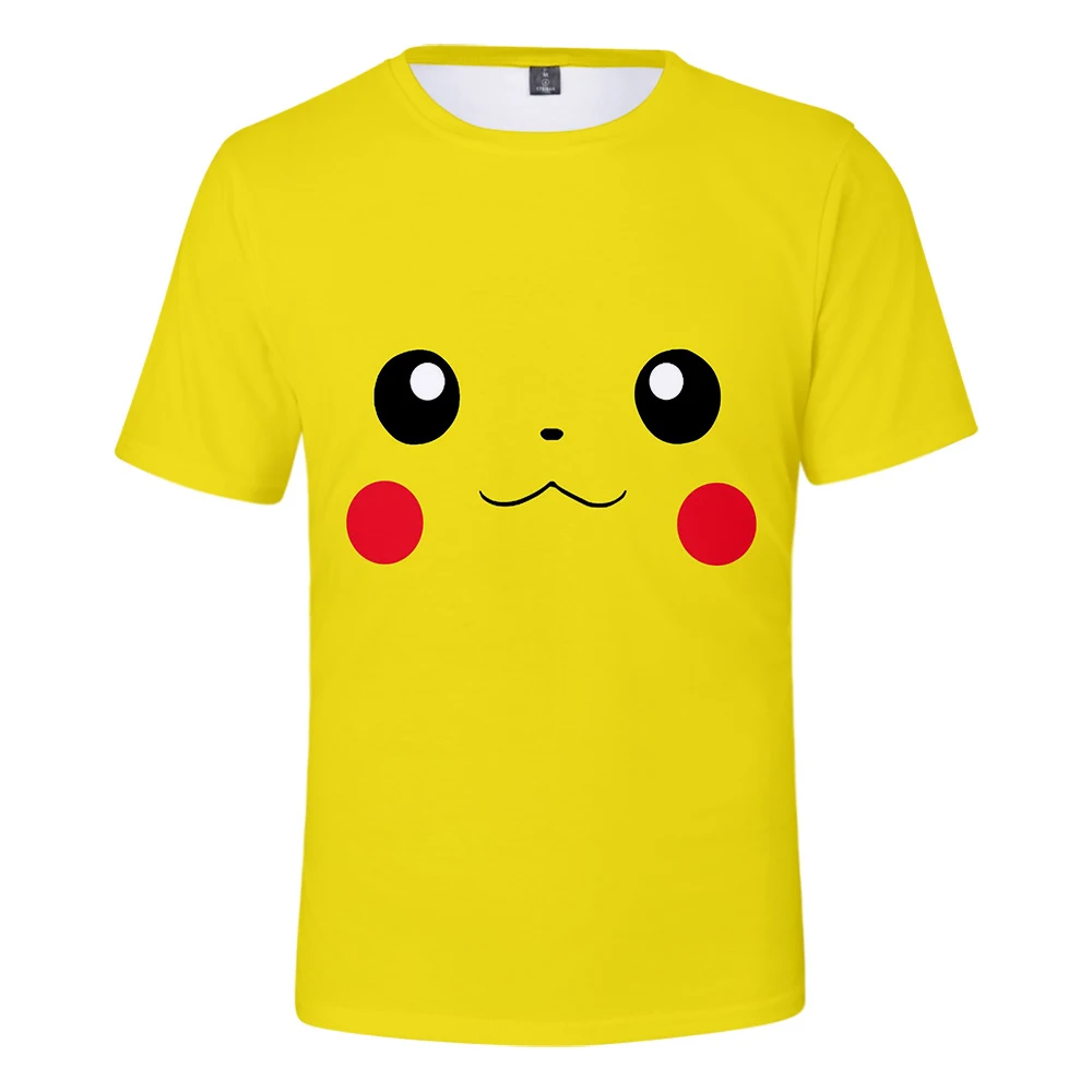 3D Detective Pikachu Short Sleeve T-Shirt