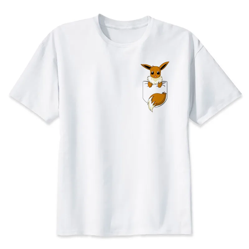 Cartoon Pokemon Pikachu Casual T-Shirt