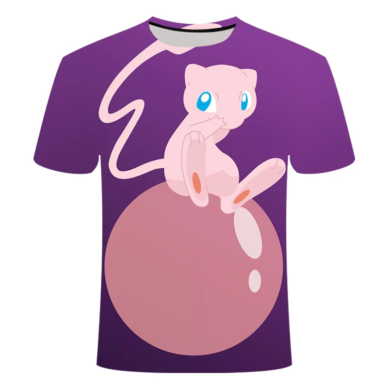 Anime Detective Pokemon Pikachu 3D Printed Casual T-Shirt Anime Detective Pokemon Pikachu 3D Printed Casual T-Shirt