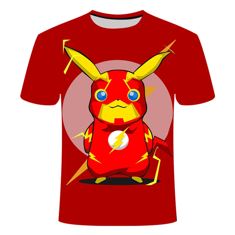 Anime Detective Pokemon Pikachu 3D Printed Casual T-Shirt Anime Detective Pokemon Pikachu 3D Printed Casual T-Shirt
