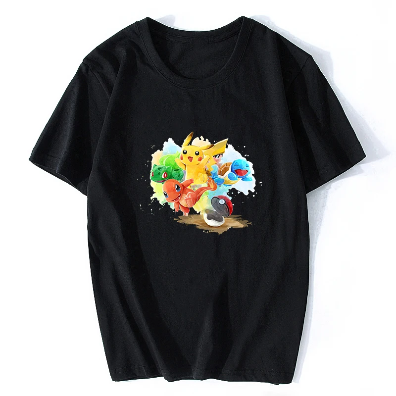 Pokemon Pikachu Cotton Anime T-Shirt