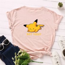Harajuku Pikachu Printed Short Sleeve Cotton T-Shirt Harajuku Pikachu Printed Short Sleeve Cotton T-Shirt