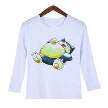 Pikachu Pokemon Printed Casual Full Sleeve T-Shirt Pikachu Pokemon Printed Casual Full Sleeve T-Shirt