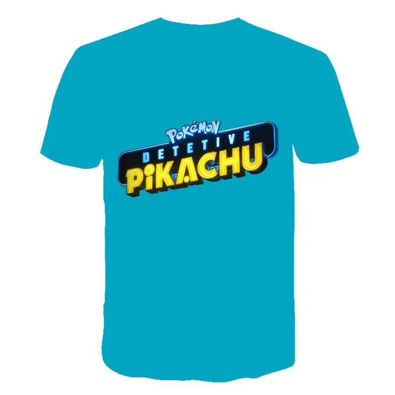 Detective Pokemon Pikachu 3D Printed T-Shirt