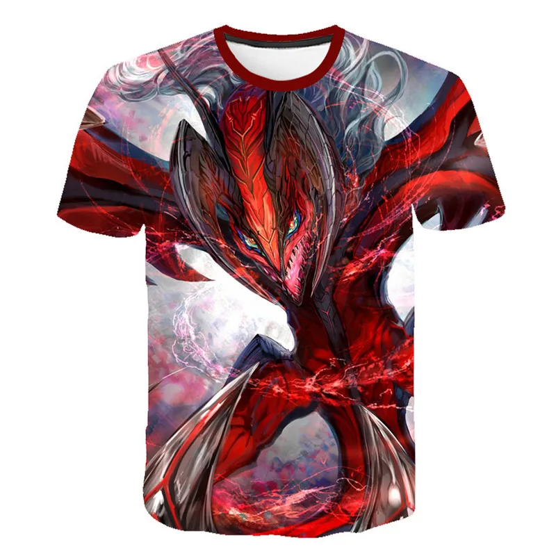Cartoon Pokemon Print Short Sleeve T-Shirt Cartoon Pokemon Print Short Sleeve T-Shirt