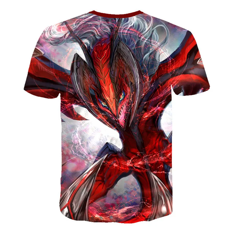 Cartoon Pokemon Print Short Sleeve T-Shirt Cartoon Pokemon Print Short Sleeve T-Shirt