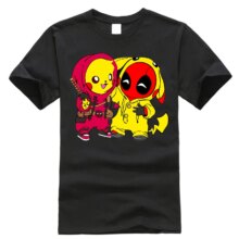 Pikachu & Deadpool Graphic Design T-Shirt Pikachu & Deadpool Graphic Design T-Shirt