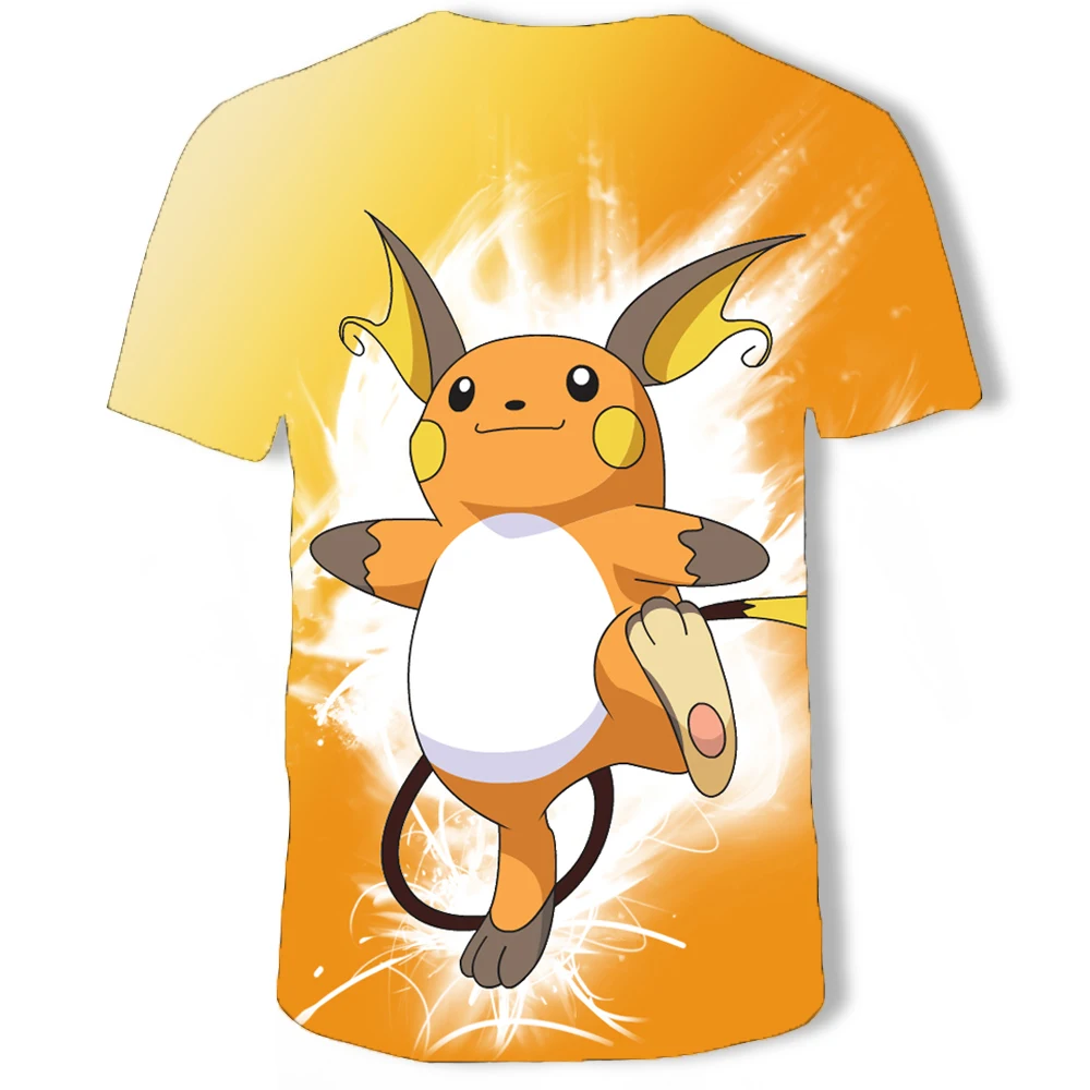 Pokemon Cartoon Casual Short Sleeve T-Shirt