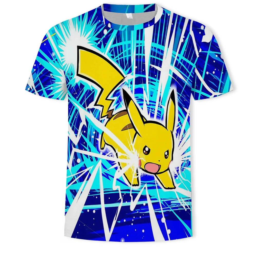 Pokemon Cartoon Casual Short Sleeve T-Shirt Pokemon Cartoon Casual Short Sleeve T-Shirt