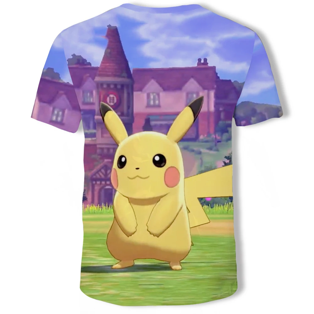 Pokemon Cartoon Casual Short Sleeve T-Shirt