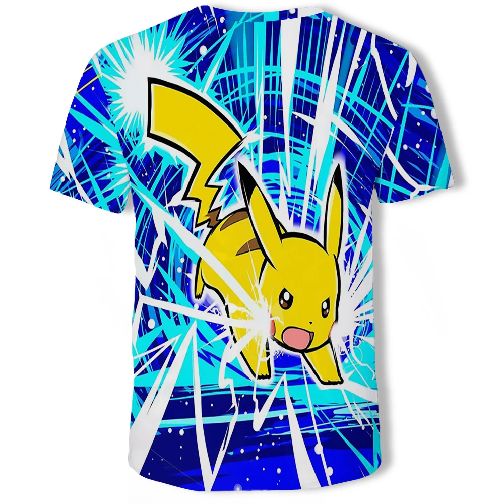 Pokemon Cartoon Casual Short Sleeve T-Shirt Pokemon Cartoon Casual Short Sleeve T-Shirt