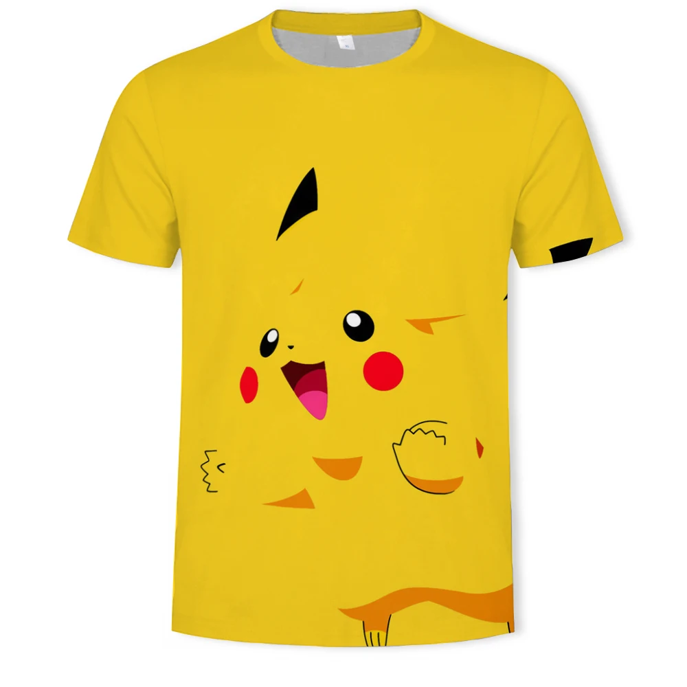 Pokemon Cartoon Casual Short Sleeve T-Shirt