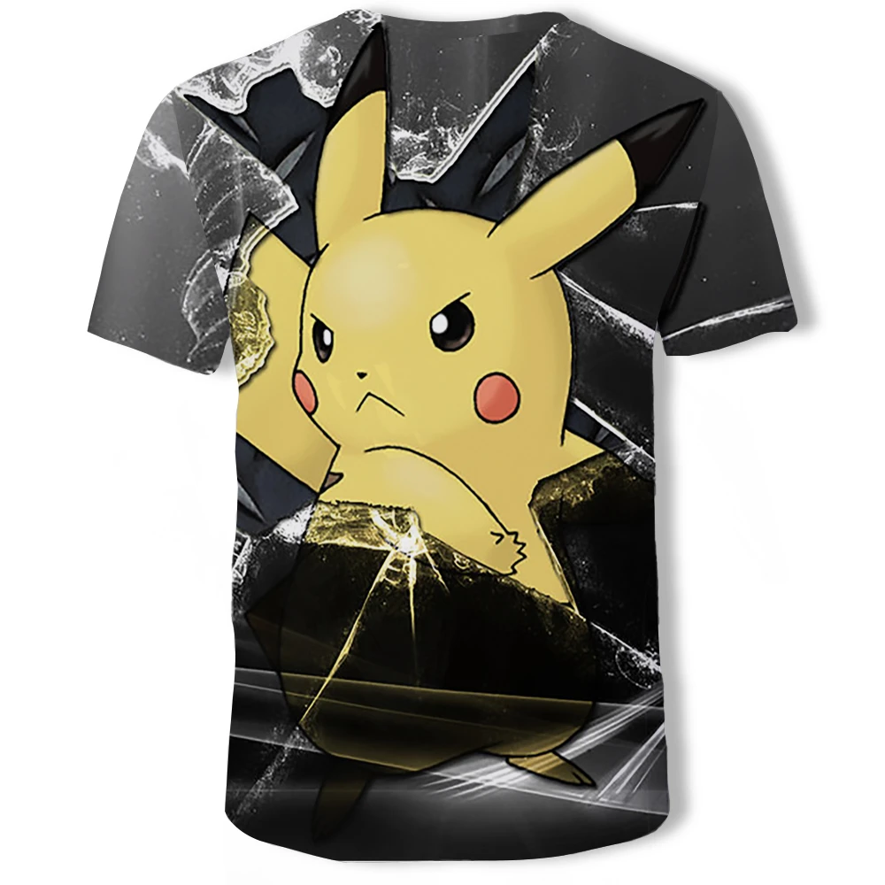 Pokemon Cartoon Casual Short Sleeve T-Shirt Pokemon Cartoon Casual Short Sleeve T-Shirt