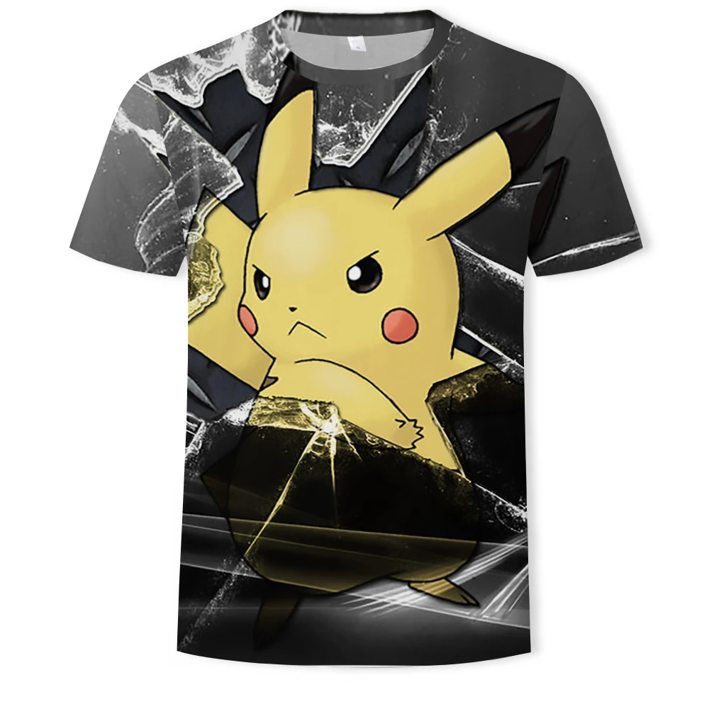 Pokemon Cartoon Casual Short Sleeve T-Shirt Pokemon Cartoon Casual Short Sleeve T-Shirt