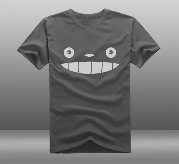 Anime Miyazaki Hayao Totoro Smiley Face T-Shirt