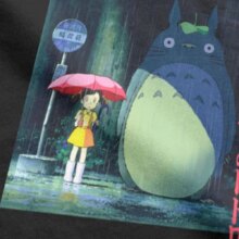 Totoro Anime Short Sleeve Cotton T-Shirt Totoro Anime Short Sleeve Cotton T-Shirt