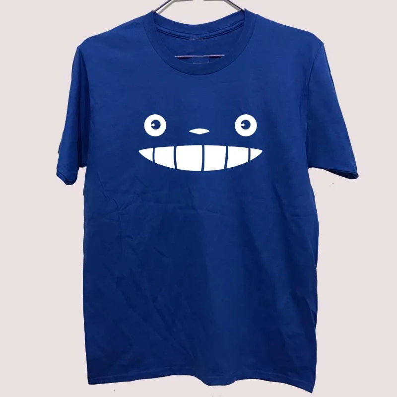 My Neighbor Totoro Anime Face Print Casual T-Shirt