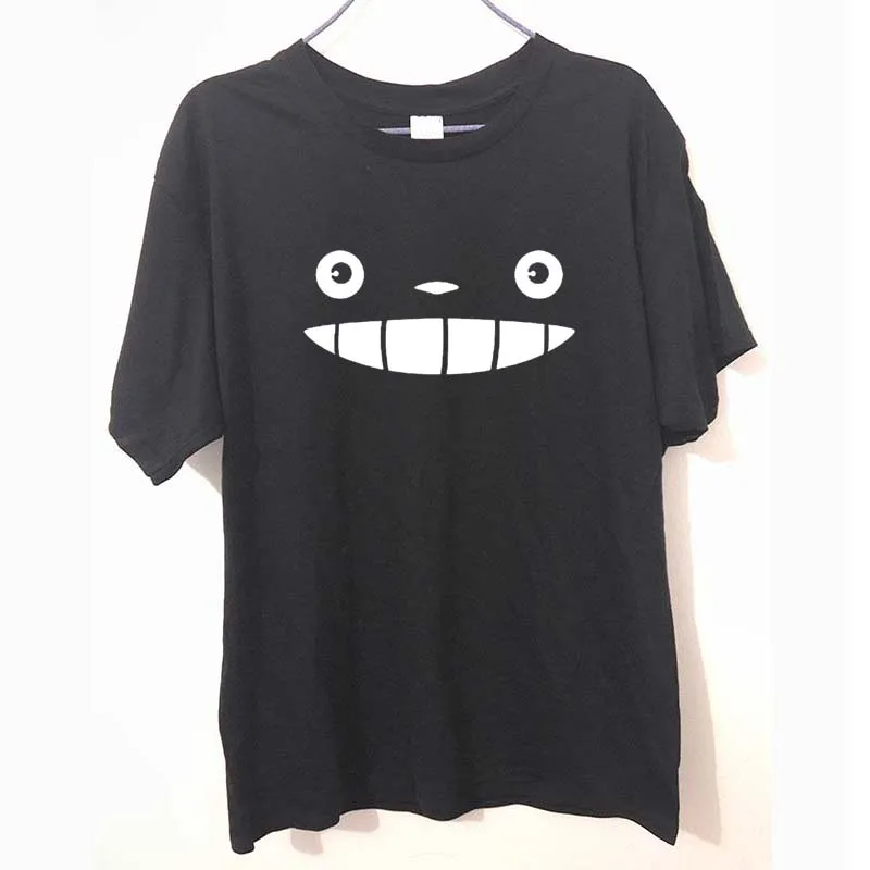 My Neighbor Totoro Anime Face Print Casual T-Shirt