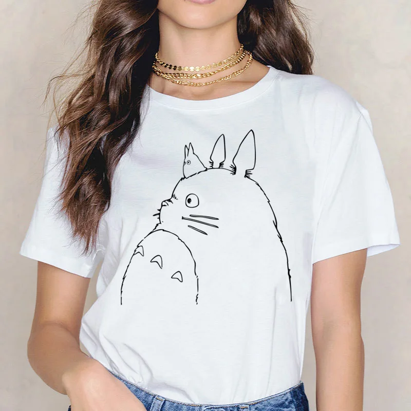 Kawaii Cartoon Totoro Printed T-Shirt