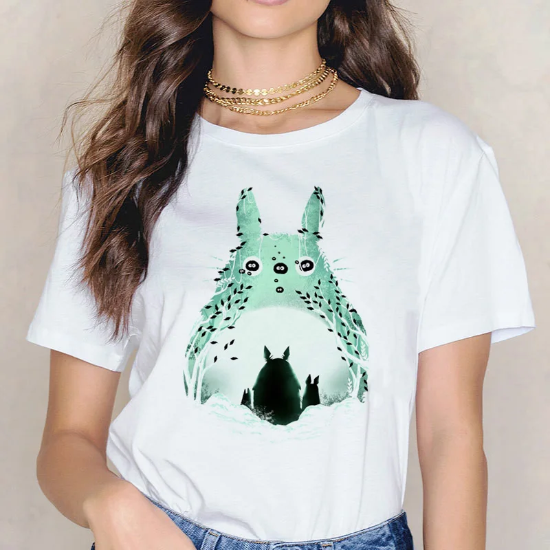 Kawaii Cartoon Totoro Printed T-Shirt