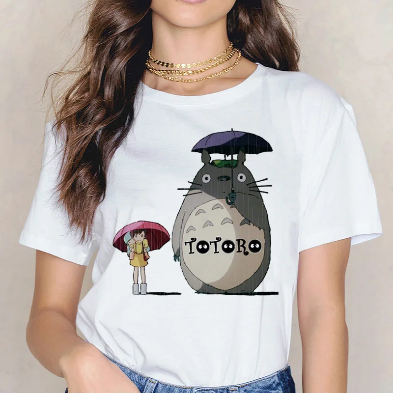 Kawaii Cartoon Totoro Printed T-Shirt