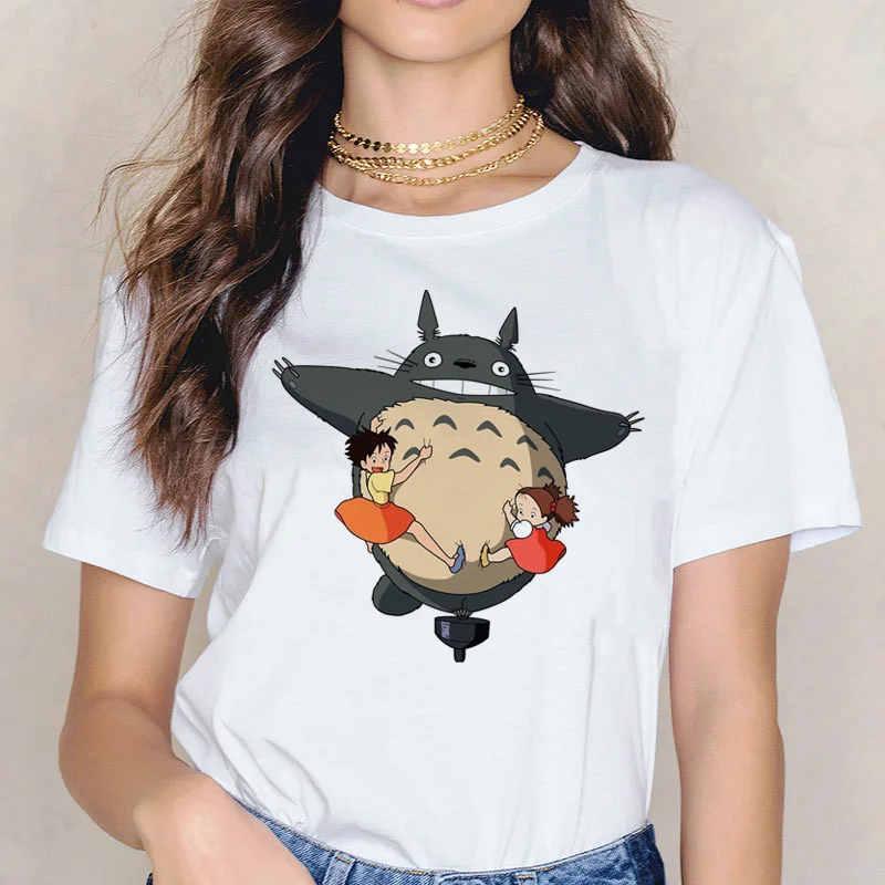 Kawaii Cartoon Totoro Printed T-Shirt